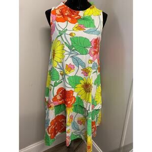 Alembika Dress Sleeveless Long Floral Multicolor 1 Women's A66